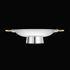 Silver-plated Centerpiece with Gilded Handles