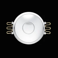 Silver-plated Centerpiece with Gilded Handles