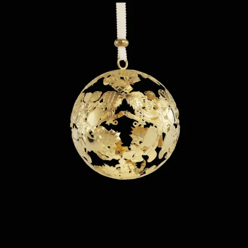 Silver-Plated Christmas Ornament 2024 Edition - Gold