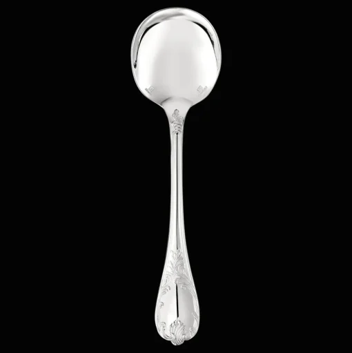 Silver-Plated Cream Soup Spoon