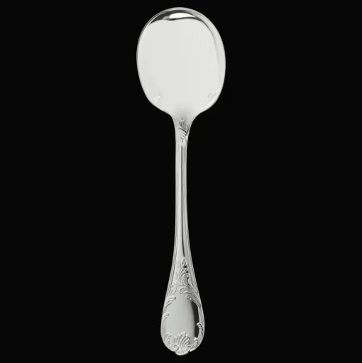 Silver-Plated Cream Soup Spoon