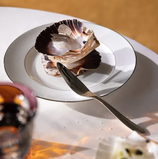 Silver-Plated Fish-Sauce Knife