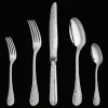 Silver-Plated Five Piece Flatware Set
