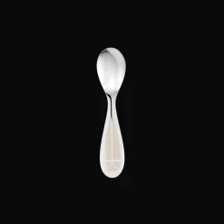 Silver-plated Flatware set for baby (2 pieces) - Ivory