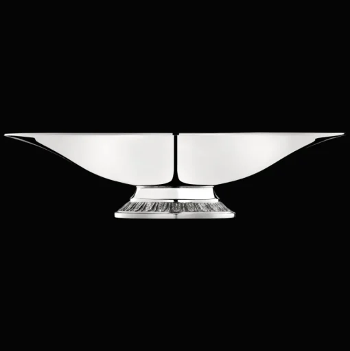 Silver-Plated Fruit Bowl with Pedestal Base