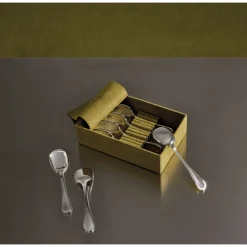 Silver-Plated Ice Cream Spoon Set of 4