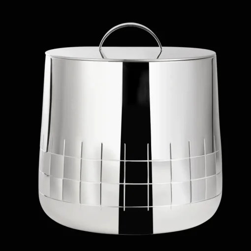Silver-Plated Insulated Ice Bucket
