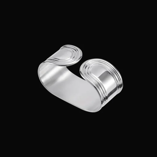 Silver-Plated Opened Napkin Ring