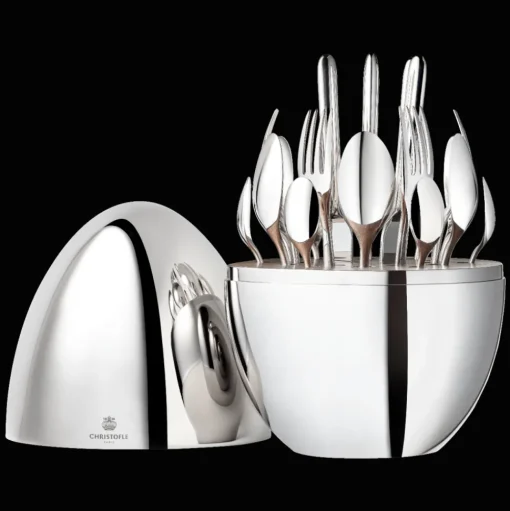 Silver-Plated 24-Piece Flatware Set