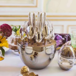 Silver-Plated 24-Piece Flatware Set