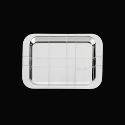 Silver-Plated Rectangular Tray - 4 x 6 in