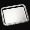 Silver-Plated Rectangular Tray - 8 x 6 in