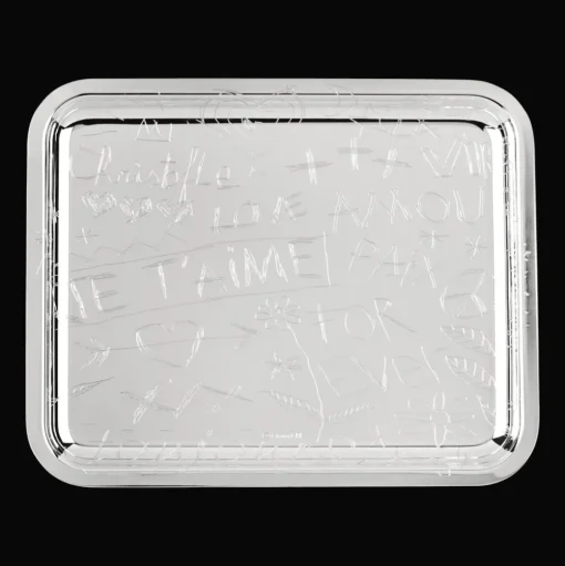 Silver-Plated Rectangular Tray - 8 X 6 in
