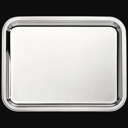 Silver-Plated Rectangular Tray 14 x 11 in