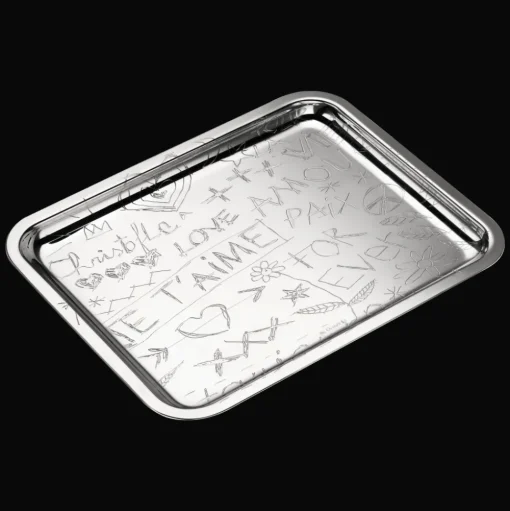 Silver-Plated Rectangular Tray - 8 X 6 in