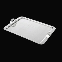 Silver-Plated Rectangular Tray - 18 x 13 in