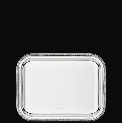 Silver-Plated Rectangular Tray - 8 x 6 in