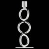 Silver-Plated 3-Ring Candelabra
