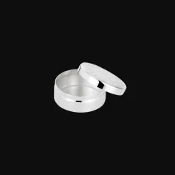 Silver-Plated Round with Frieze Trinket box