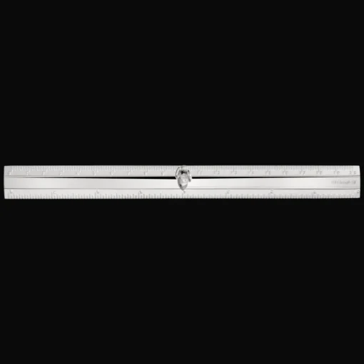 Silver-Plated Ruler