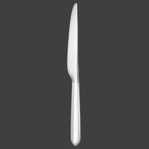 Silver-Plated Serrated Dinner Knife