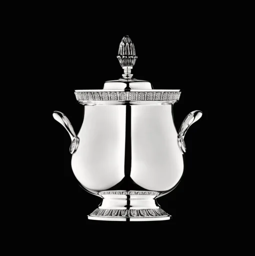 Silver-Plated Sugar Bowl with Lid