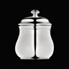 Silver-Plated Sugar Bowl with Lid