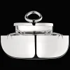 Small Silver-Plated Caviar Serving Set