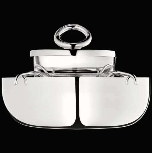 Small Silver-Plated Caviar Serving Set
