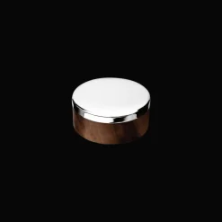 Small Wood Silver-Plated Box - 3 15/16 in. (8 cm)