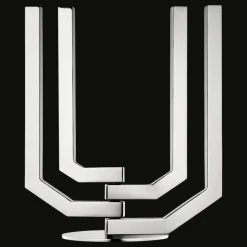 Stainless Steel 4-Arm Candelabra