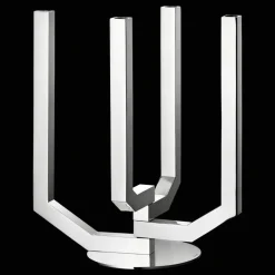 Stainless Steel 4-Arm Candelabra
