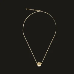Sterling Silver Gilded 24 carats Pendant Necklace