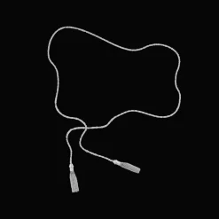 Sterling Silver Long Necklace - Belt