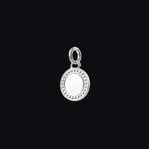 Sterling Silver Medal - Perles