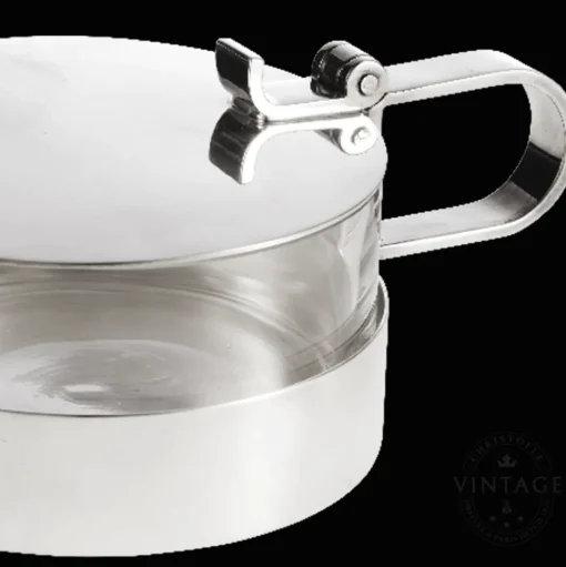 Vintage Silvered Cheese Server