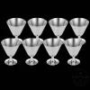 Vintage Silvered Cocktail Cups - Set of 8