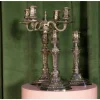 Vintage Silvered Four Lights Candelabra