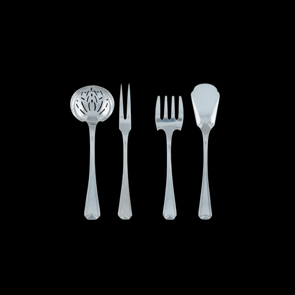 Vintage Silvered Hors D'Oeuvre Flatware Set