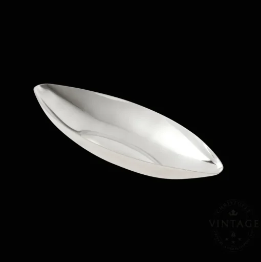 Vintage Silvered Oval Bowl