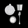 Vintage Silvered 4-Piece Fruit Juice Set