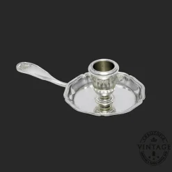 Vintage Silvered Room Candle Holder