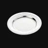 Vintage Silvered Round Plate - 11 in