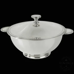 Vintage Silvered Vegetable Dish